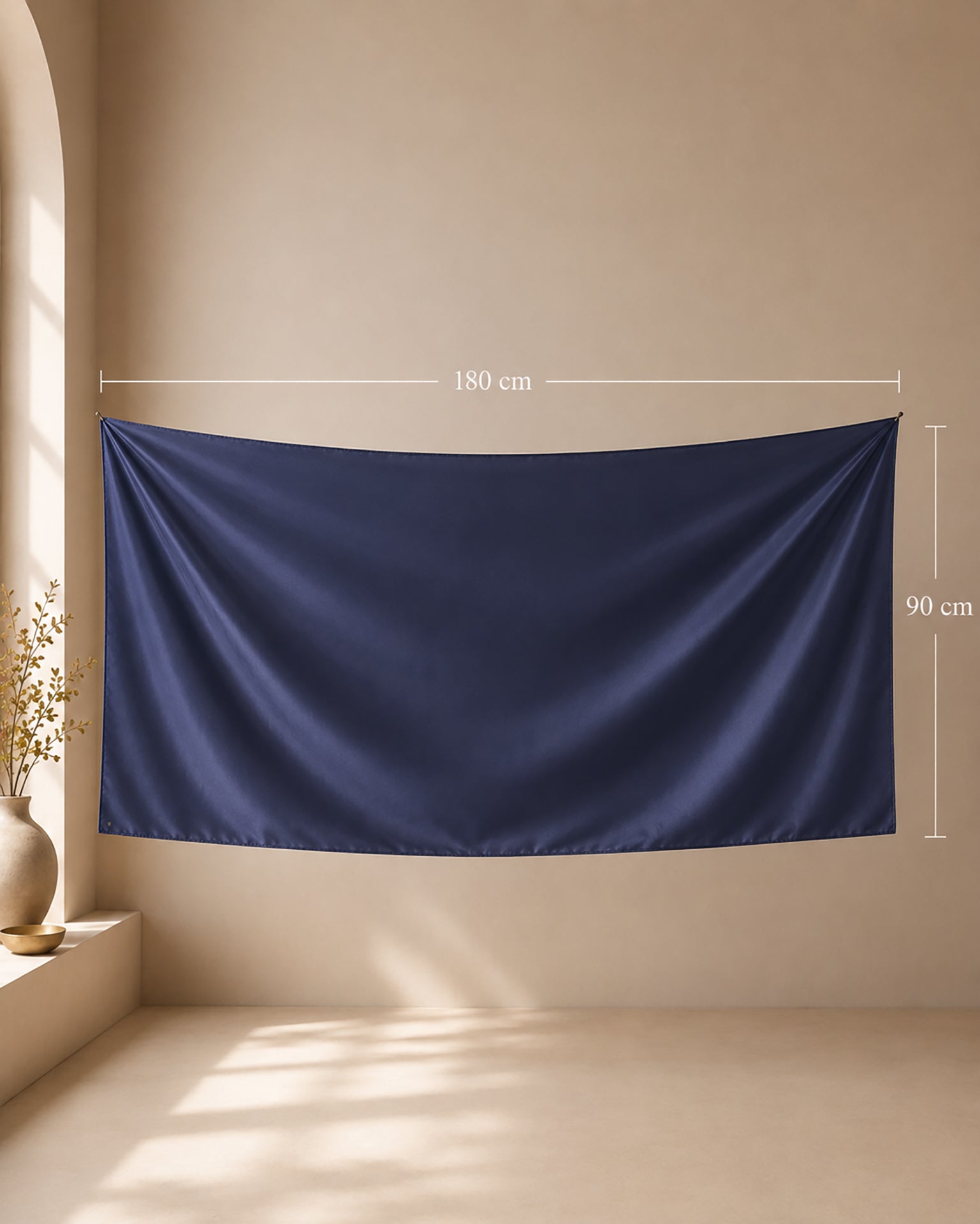 Satin in Deep Indigo