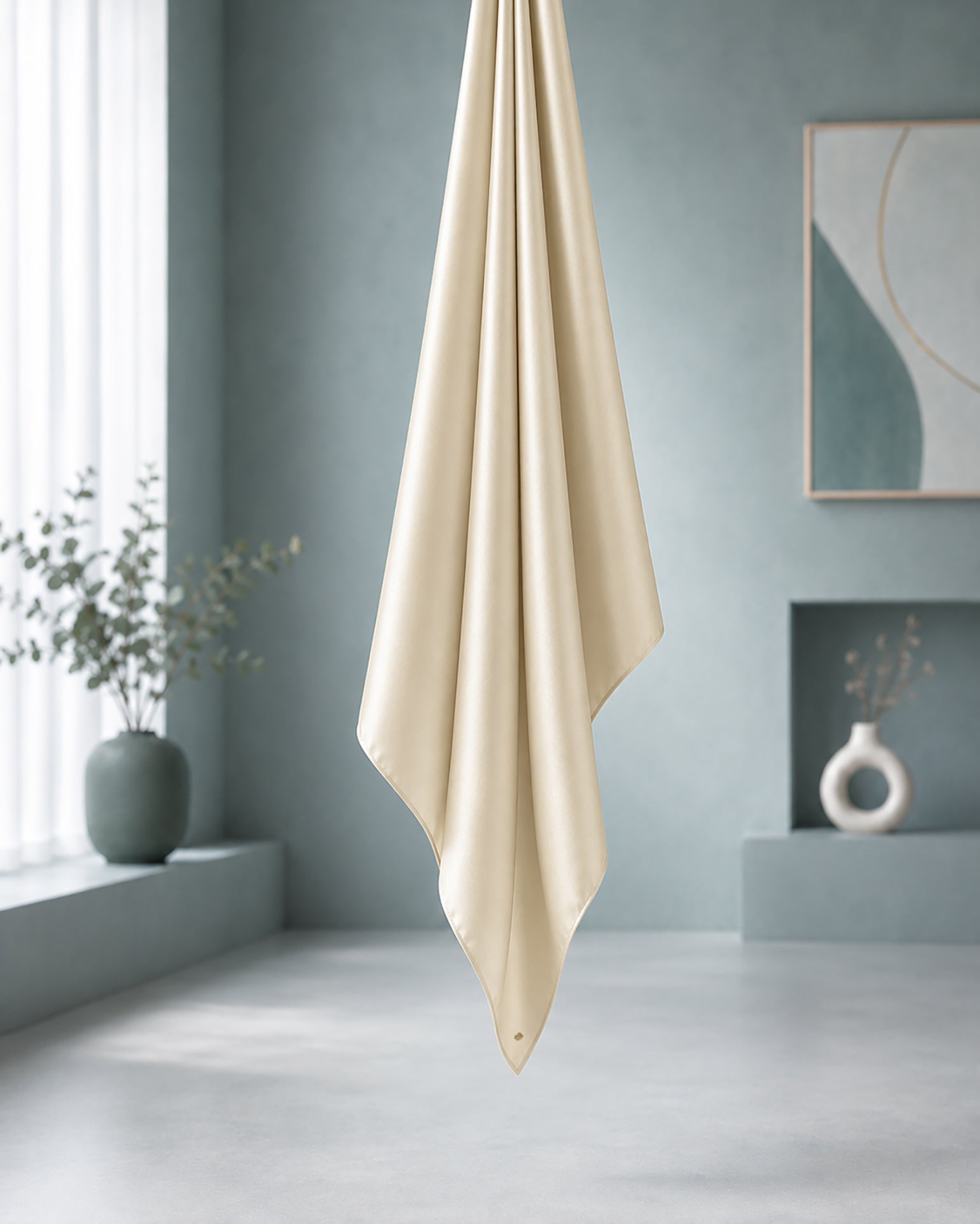 Satin in Ivory