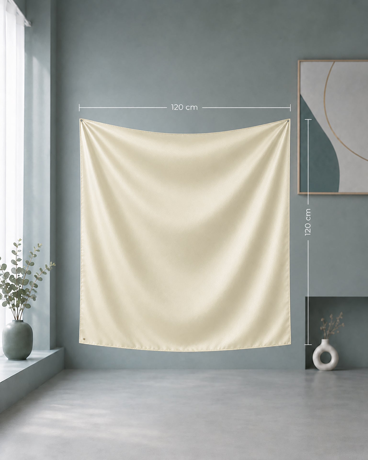 Satin in Ivory