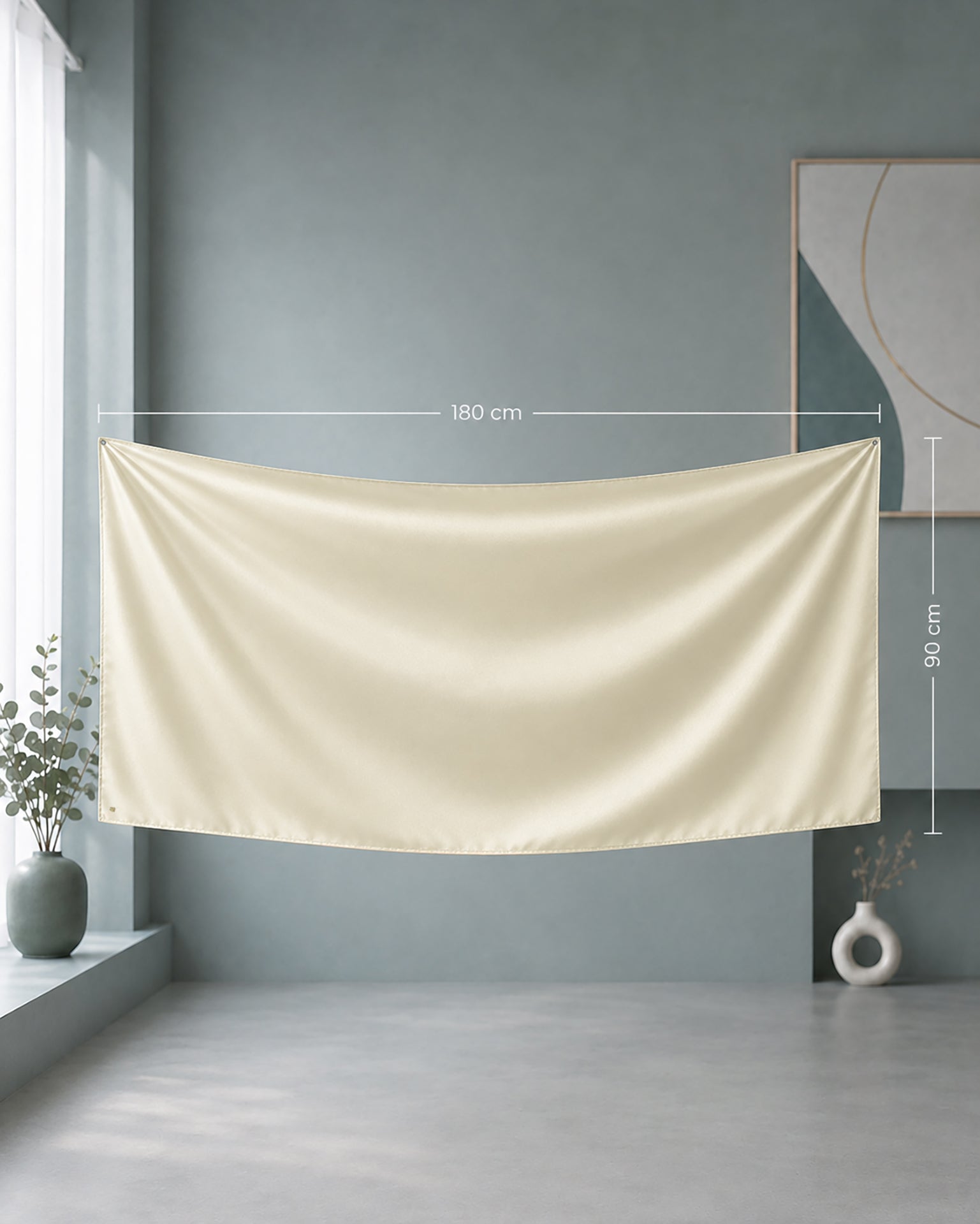 Satin in Ivory