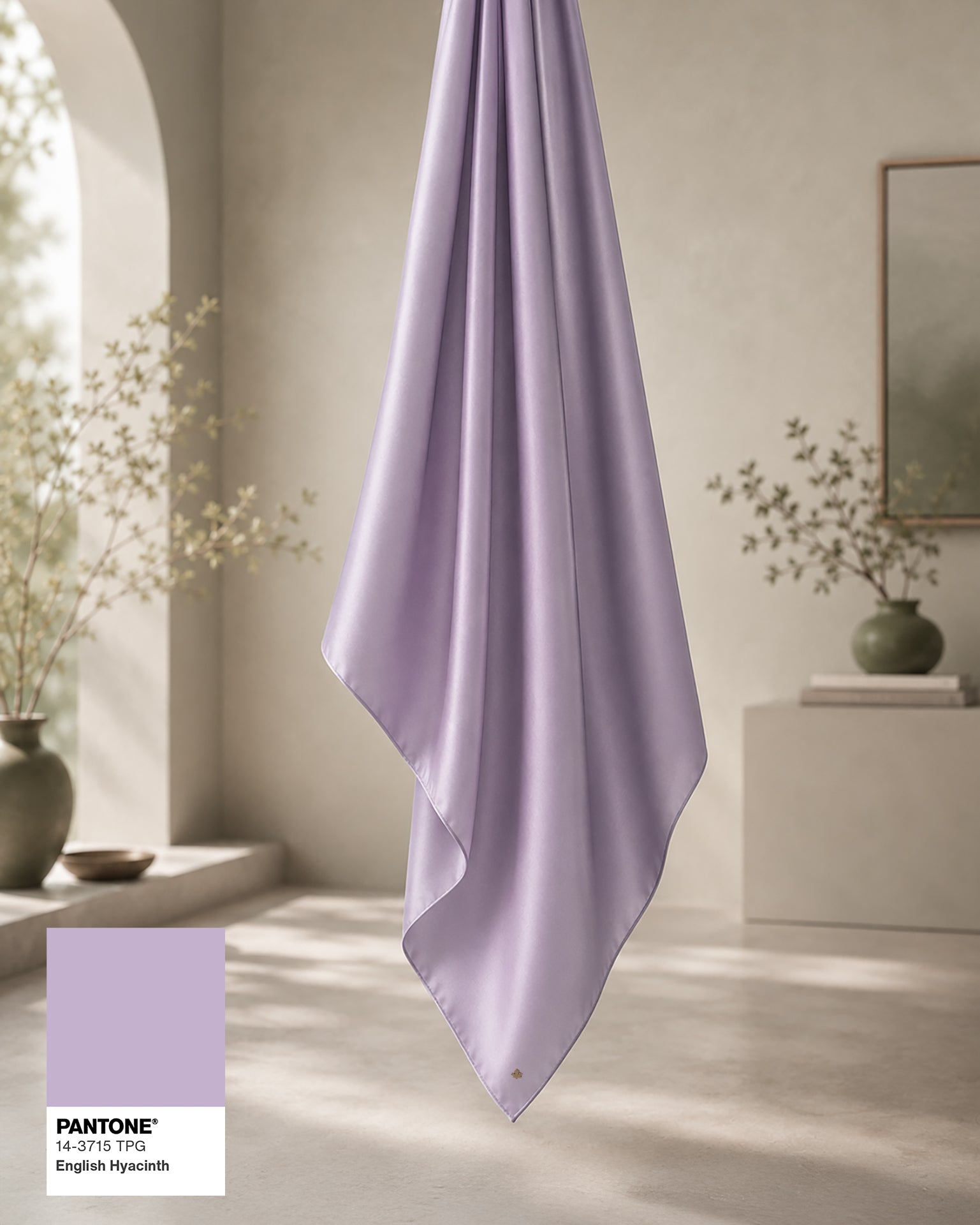 Satin in Lilac