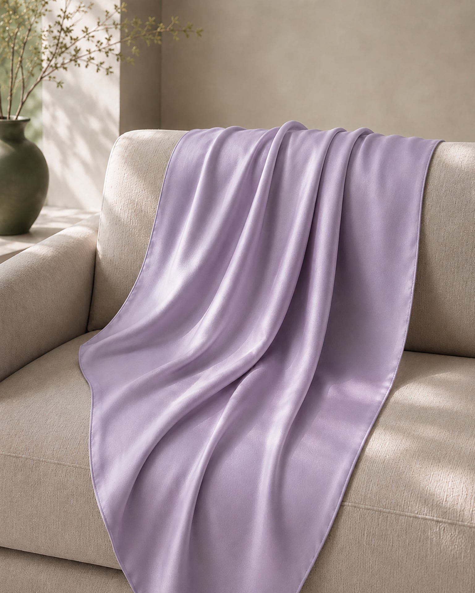Satin in Lilac