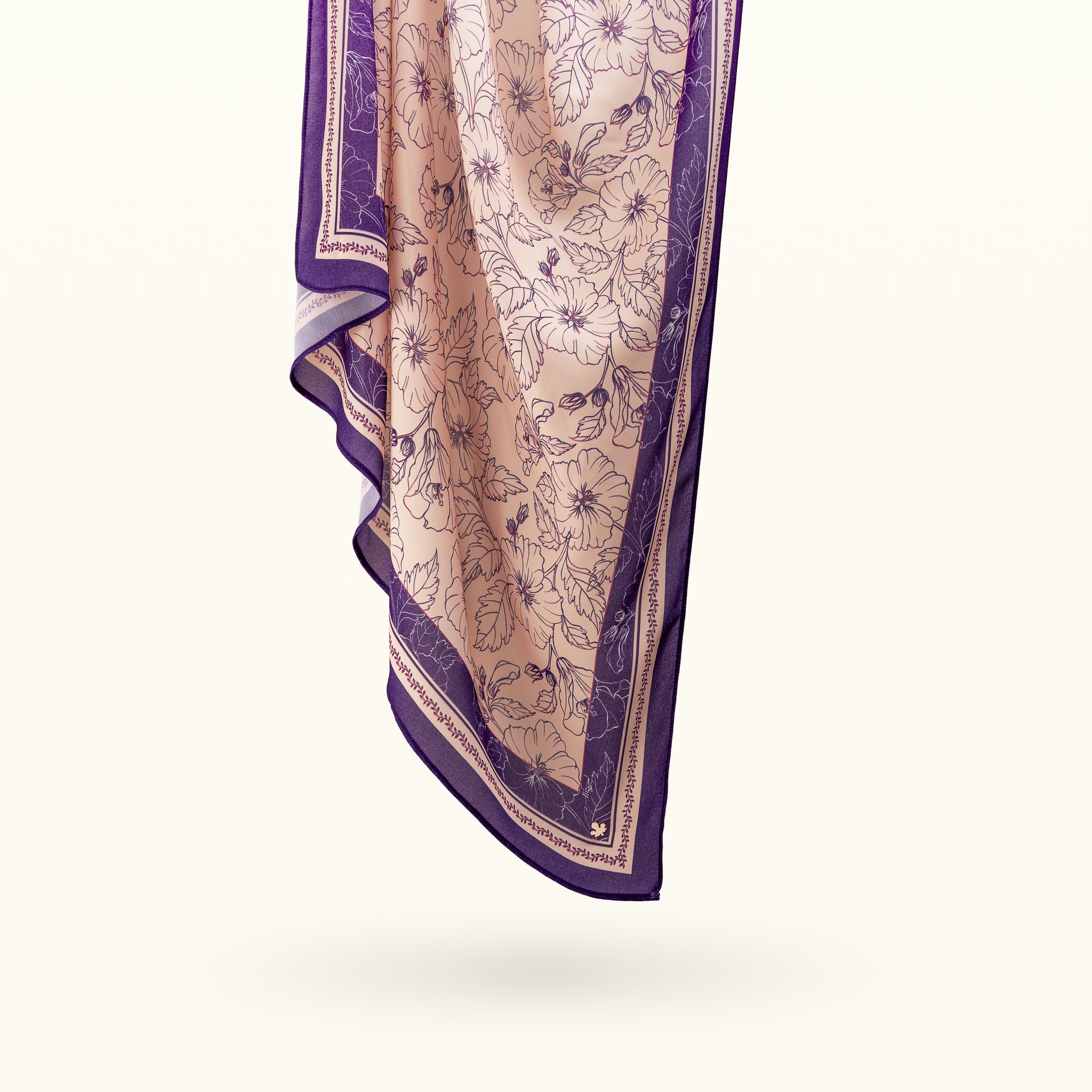 Ivory Amethyst Hibiscus