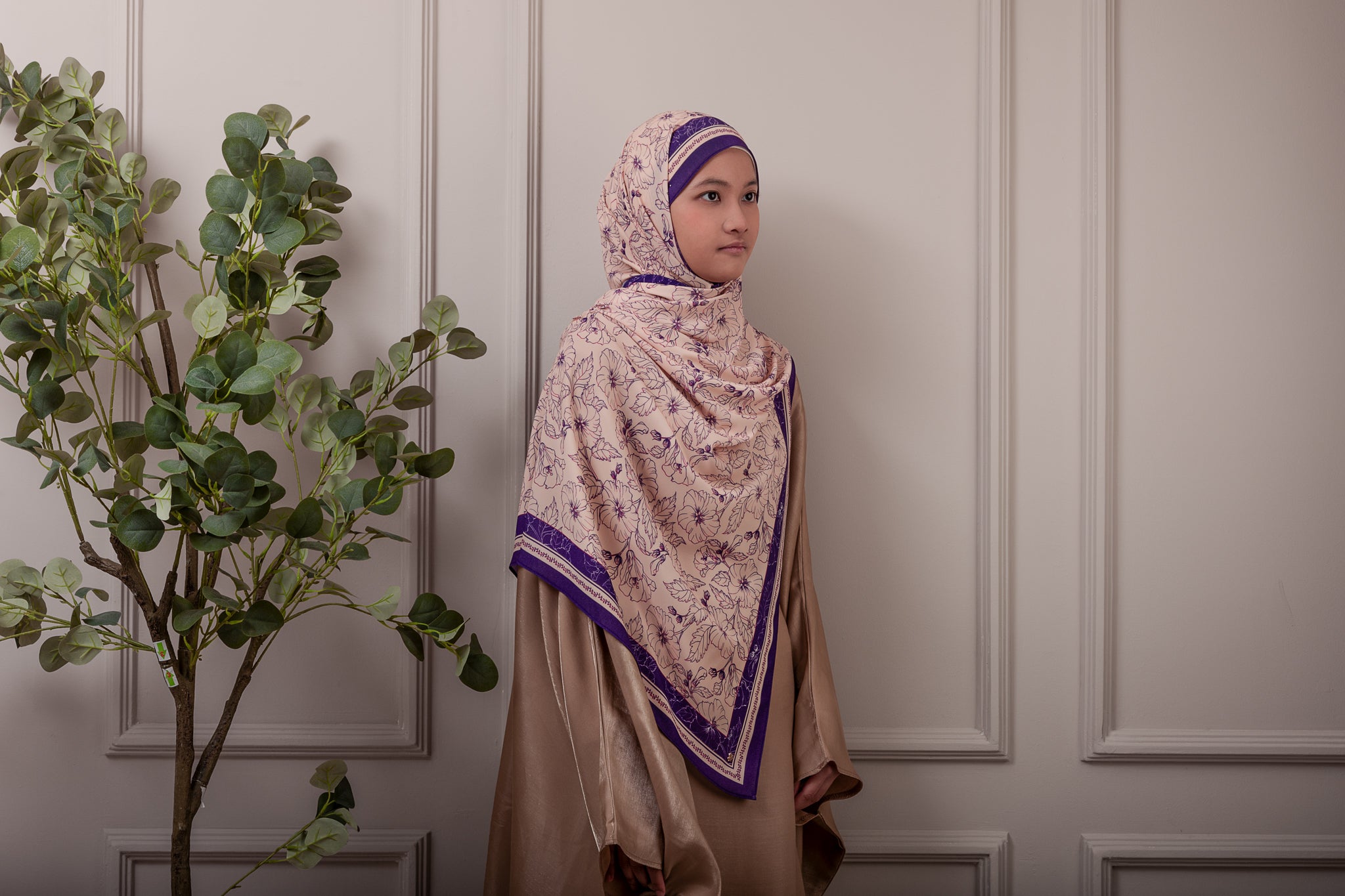 Ivory Amethyst Hibiscus